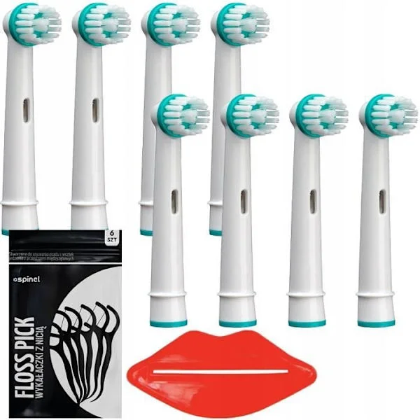 Hammasharjan päät - Oral B - Ortho Care - Erityisesti oikomishoitoon - 8 yhteensopivan suuttimen pakkaus