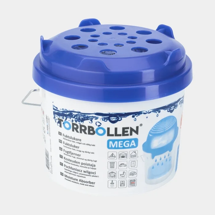 Kosteudenpoistaja Torrbollen MEGA, tehoalue jopa 40 m², täytettävä, pelkkä säiliö