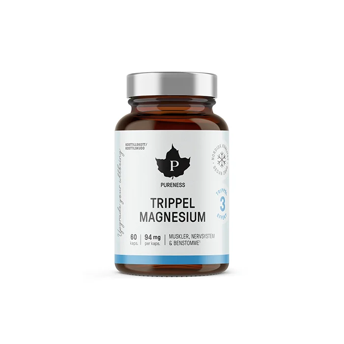 Pureness Trippel Magnesium, 60 kapsler