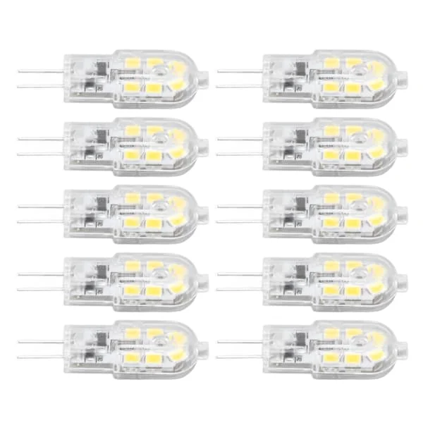 10 st G4 LED-lampa Ljusstyrka Dimbar Hög Färgåtergivning