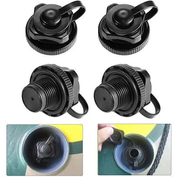 4 st Inflatable Luftventil Ersättning för Uppblåsbar Uppblåsbar Båt Kajak Kanot - Kajak Utrustning Tillbehör och Underhåll - Universal Luftventil
