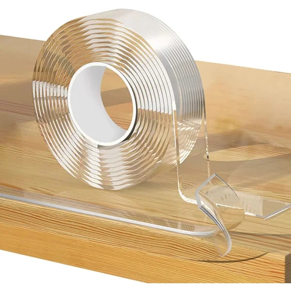 3M Transparent Bordshörnskydd, Möbelskydd, Extra Stark Förklistrad Nanotejp, Babybord och Möbelskydd (1 mm tjock)