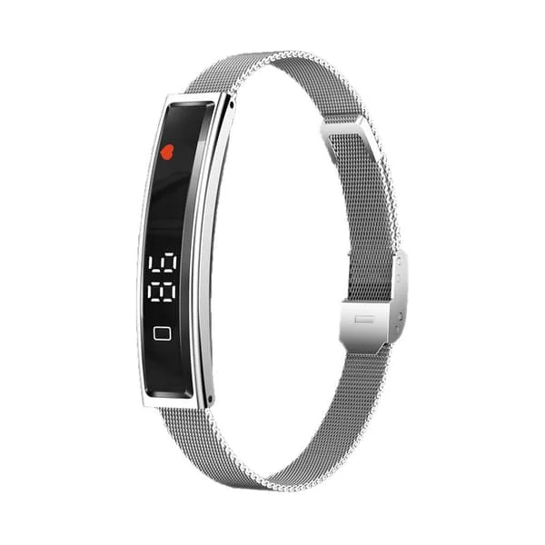 Smart Armband med Stegräknare, Sömnövervakning, Flera Sportlägen, Smart Klocka Watch för iPhone & Android