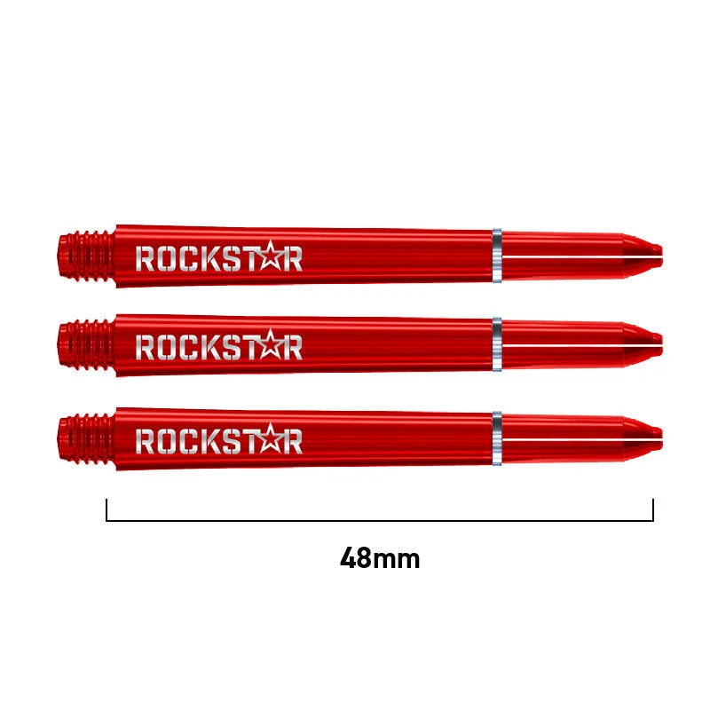 Winmau Joe Cullen Rockstar Nylon Ring Grip Shafts | Winmau.com Medium / Red
