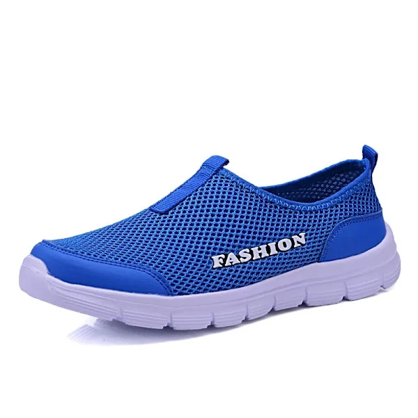 Casual Mænd Sko Sommer Sneakers Åndbar Mesh Mænd Fodtøj Løbesko Mænd Lette Slip-on sandaler Zapatos De Hombre