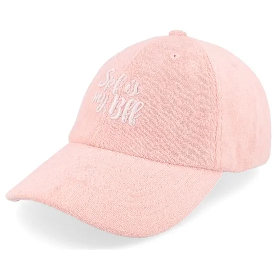 Abducted - Rosa unconstructed Caps - Spf Is My Bff Terry Light Pink Dad Cap @ Hatstore
