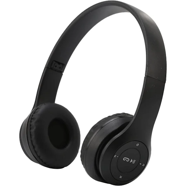 Bluetooth 5.0 Hodetelefoner Sammenleggbare Trådløse Bluetooth Hodetelefoner med Mikrofon, Komfortable Øreklokker
