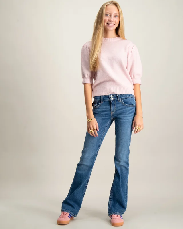 Gina Tricot Young Chunky basic flare jeans Bleu Jeans Fille - Kids Brand Store