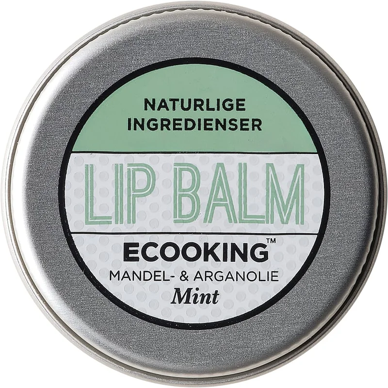 ECOOKING Lip Balm Mint, Hudpleje, Ansigtspleje, Læbepleje