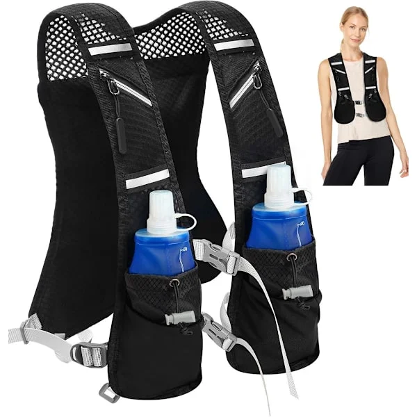 [RM]Running Vest, Running Vest with Hydration, Running Vest with Drink Holder, Reflective Vests for Running, Functional Running Vest