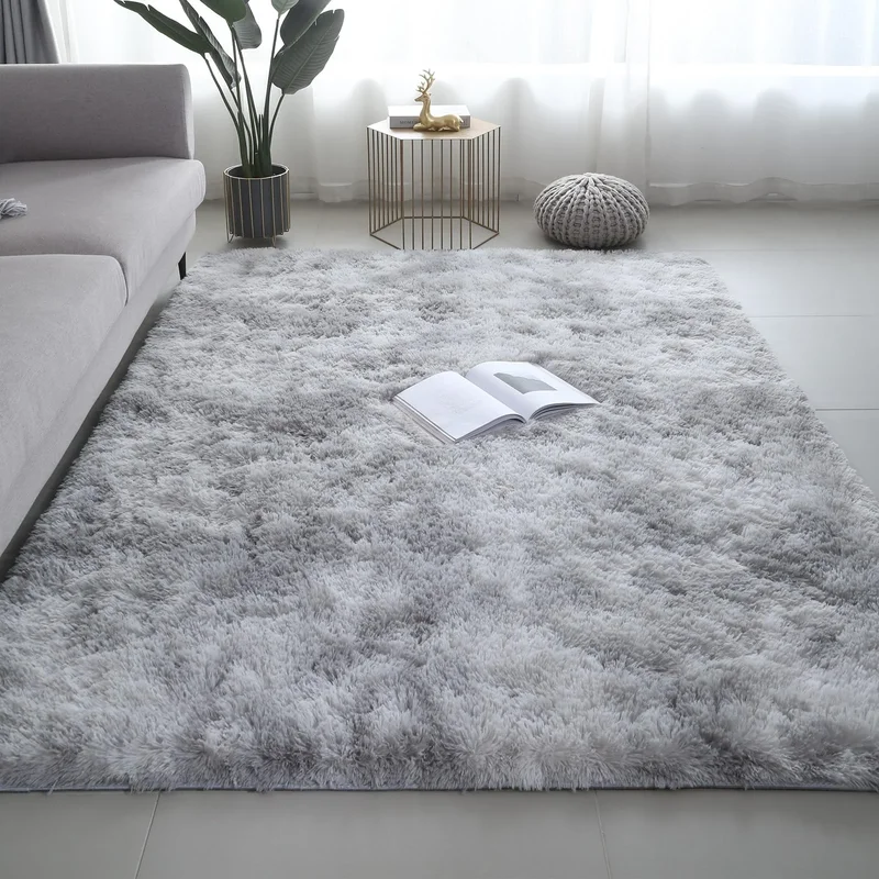 AliExpress - Tapis moelleux ultra-doux VIKAMA, tapis de sol intérieur pour chambre à coucher et salon, tapis de chambre d'enfant, décoration 