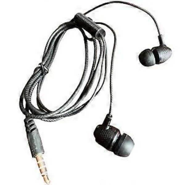 Brusreducerande In-Ear Hörlurar Med Sladd Stereohörlurar med Mikrofon och 3,5 mm för Kvalitetsljud Svart