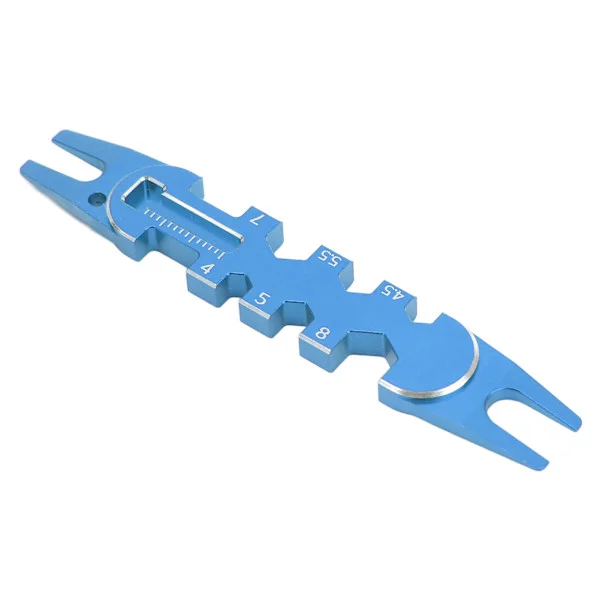 RC Kulhuvud Borttagare Multifunktionell Aluminiumlegering Universal Reparationsverktyg för 4mm 4.5mm 5mm 5.5mm 7mm 8mm Kulhuvud Mörkblå