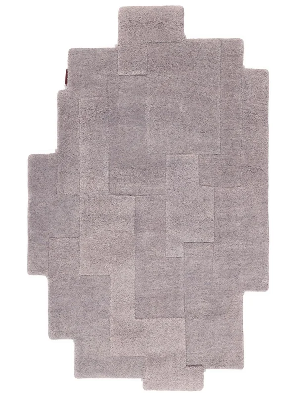 Geometric Small Sky Rug - Light Purple 100X160 Wool, Modern Style