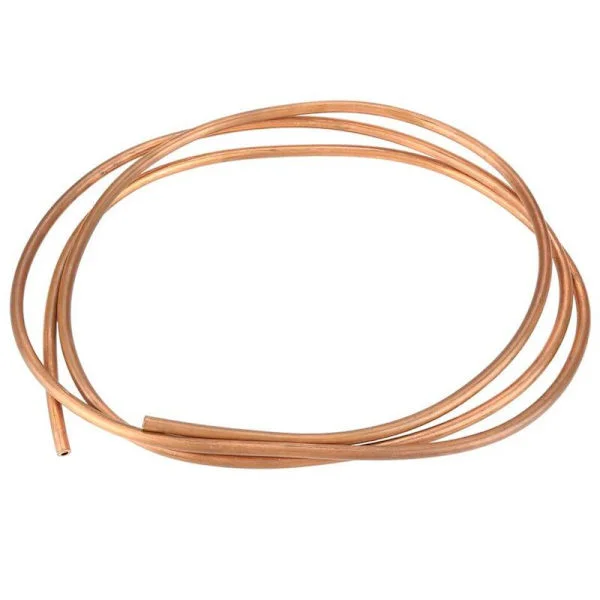 2M T2 Flexibelt Kopparrör, Kopparrör för Kylrör, OD 6mm ID 4mm Tjocklek för Kylning (OD 6mm, ID 4mm)