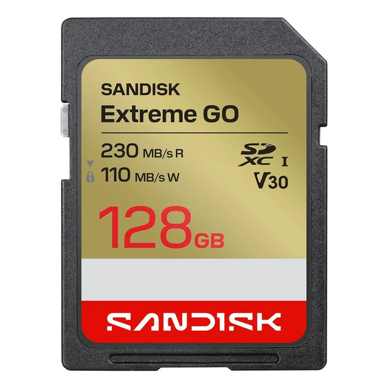 Sandisk Extreme GO SDXC 128GB V30 UHS-I / SDXC minnekort / SD-kort / flash-minnekort