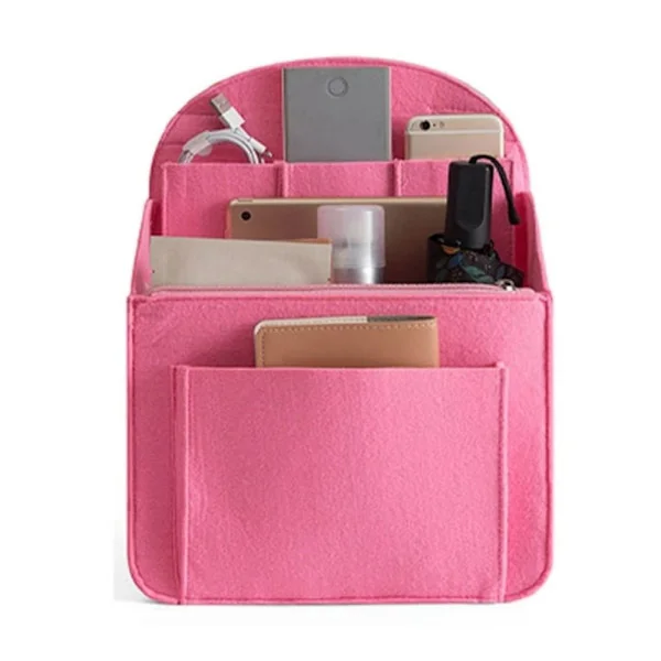 Backpack Insert Small Bag Inner Travel Case PINK S pink S
