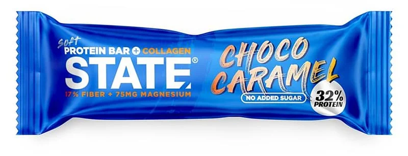 Spar 20% • Køb 2, State Drinks Proteinbar Choco Caramel 50 g, Sport & Velvære, Protein & Energi, Energi- Og Proteinbarer