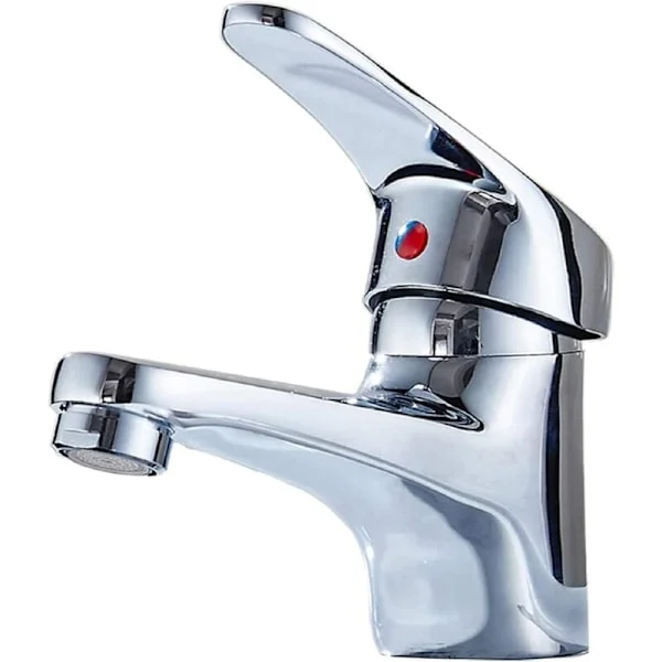 Bathroom Faucet Mixer Hot and Cold Mixer Chrome Plated Solid Brass Washbasin Bathroom Toilet Sink Faucet for Bathroom Kitchen