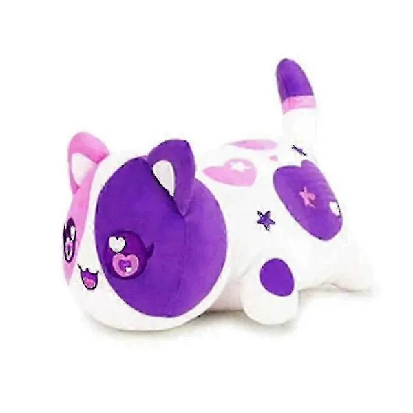 Meemeow Aphmau Plys Meemeows Mad Katte Plysdyr Bundt Ahpmau Pommes Frites Burger Pude Plyslegetøj Kawaii Søde Plys Katte Dukke Kærlighed Stjerne Kat