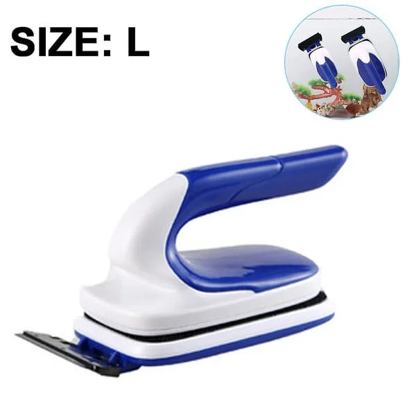 (SC) Fish Tank Cleaner with Floating Function, Magnetic Aquarium Algae Scrapers and Scratch-Free Glass Cleaner for Safe and Thorough Cleaning, 
