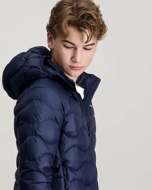 Peak Performance Jr Helium Down Hood Jacket Blå Jakker Gutt - Kids Brand Store