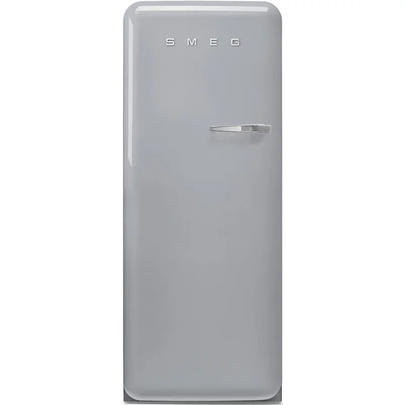 Smeg FAB28LSV6 Kjøleskap Med Fryser 153cm Venstrehengt Sølv