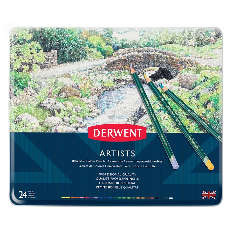 Derwent Artists Farveblyanter sæt 24 stk