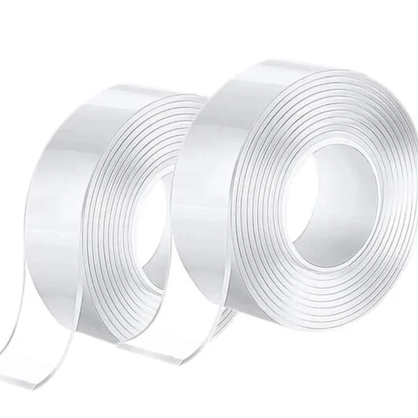 Genanvendelig 6-meter nano tape, vaskbar nano tape uden rester, multifunktionel dobbeltklæbende tape uden rester