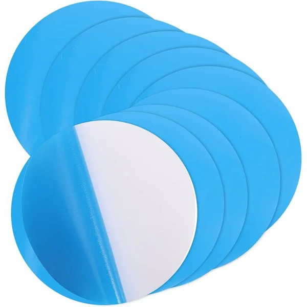 10 st Vinyl Pool Liner Patch Självhäftande PVC Vinyl Plast Reparation Patch Pool Patch Reparationssats för Uppblåsbara Pool