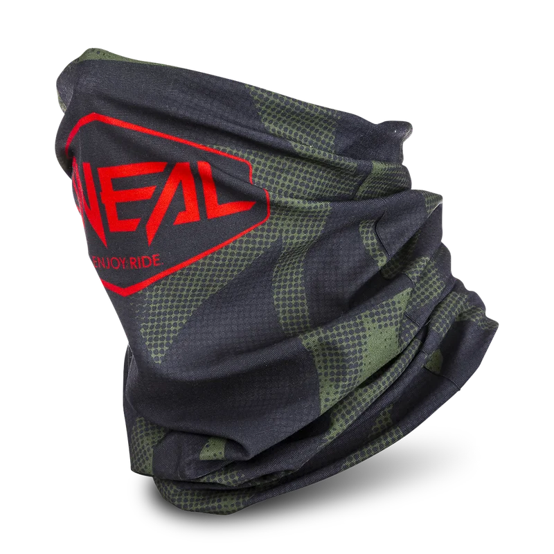 Nekwarmer O'Neal Emoji Zwart/Groen Onesize