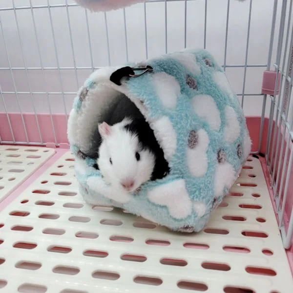 Sengetøj Plys Mus Lille Hamster Hus Hængekøje Legetøj Hule Marsvin