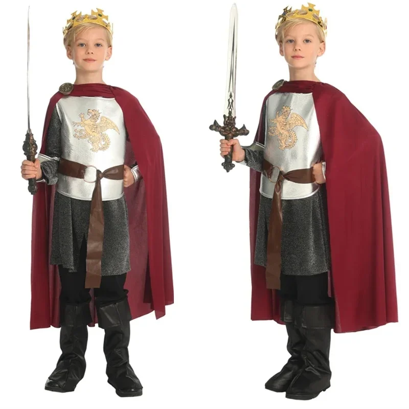 AliExpress - Costume de Cosplay de luxe pour enfants, spectacle sur scène, prince noble, jeu de rôle du petit prince, robe de chevalier roi pour 