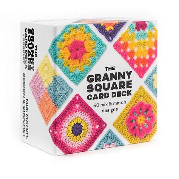50 st Mixa & Matcha Design Granny Square Kortlekar, Stickningskit för Vuxna