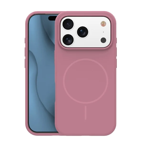 Silikon tunt Mag-fodral för iPhone 12 / 12 Pro 6,1" rosa