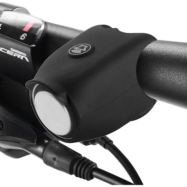 Cykelhorn Elektrisk Klocka Alarmklocka Vattentät Silikonfodral Klocka 120 Db