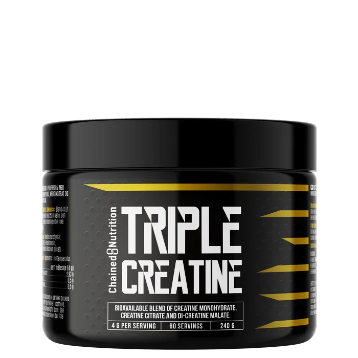 Chained Nutrition Triple Creatine Hardcore Creatine -seos 240 g