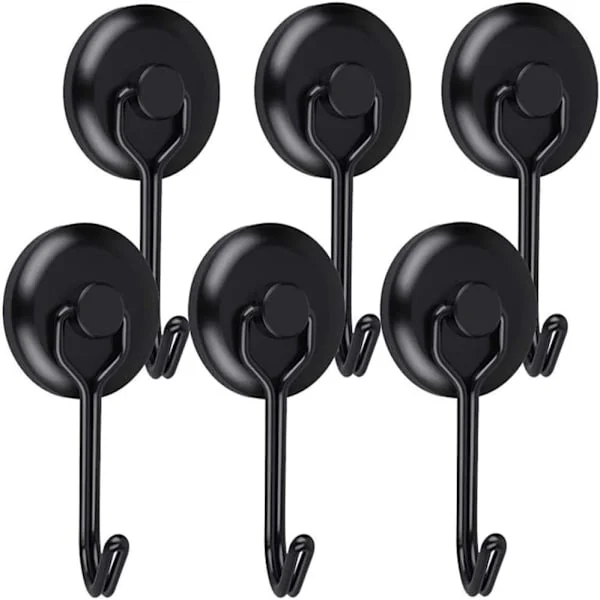 Strong Magnetic Hook 14 kg 20D Refrigerator Magnet Hook Black-FX-
