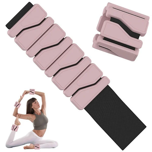 Viktade handledsband Silikon Fitnessarmband Justerbara Arm- och Ankelvikter Träningsutrustning