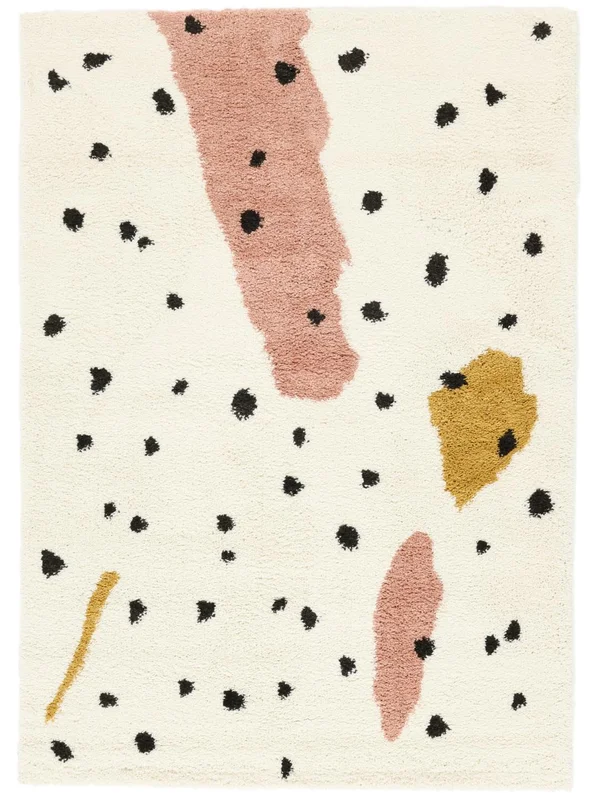 Dotted Kids Rug Small Spotty - Off White 100X160 Modern Style