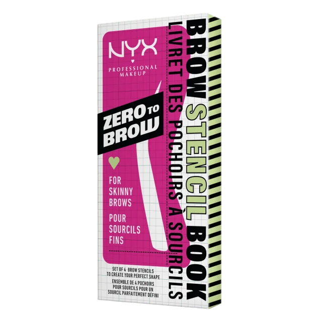 NYX Professional Makeup Zero To Brow Stencil Ögonbryn Unisex ONESIZE