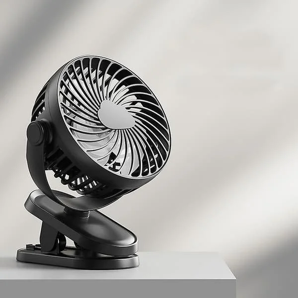 Yyh Mini Fans Portable Mini Clip Fan Electric Usb Rechargeable Wireless Desktop Fan 10000mah Battery Stroller Fan For Office Outdoor