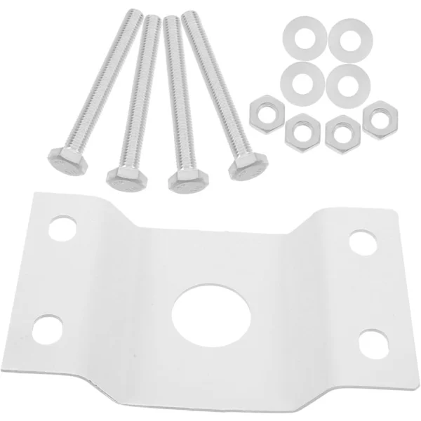 Jern Solar Lysmast Monteringsbeslag Tilbehør Sikker Installation til Paneler og Armaturer Egnet til Udendørs Brug -