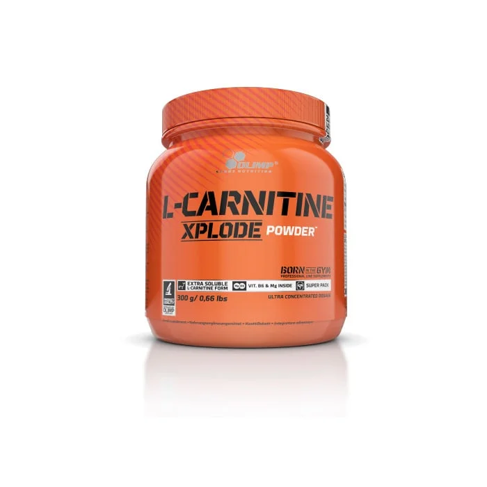 L-karnitin Olimp Sports Nutrition L-Carnitin Xplode L-carnitin Pulver 300 g, Orange - Bodyman.dk