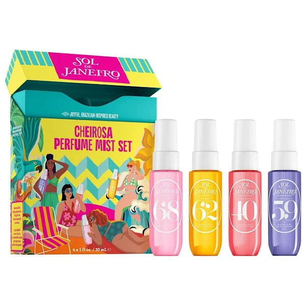 Sol de Janeiro Cheirosa Parfyme Mist Spray Sett med fire