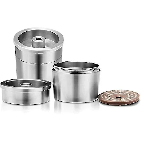 Gjenbrukbar kaffekapsel, rustfritt stål kapsel italiensk konsentrert kaffefilter kompatibel med Illy kaffemaskin for X9 X8 X7.1 Y5 Y3 Y1.1 LLWL