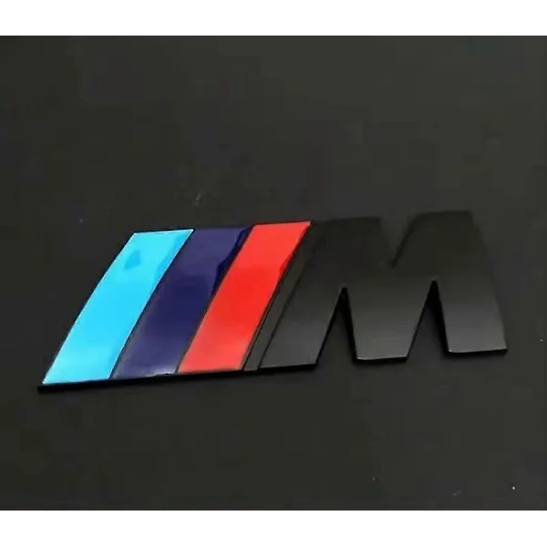 3 st Ersättningsdelar För X2 Bmw M Sport Emblem Krom Klistermärke För Alla BMW Modeller Sidoskärm Emblem