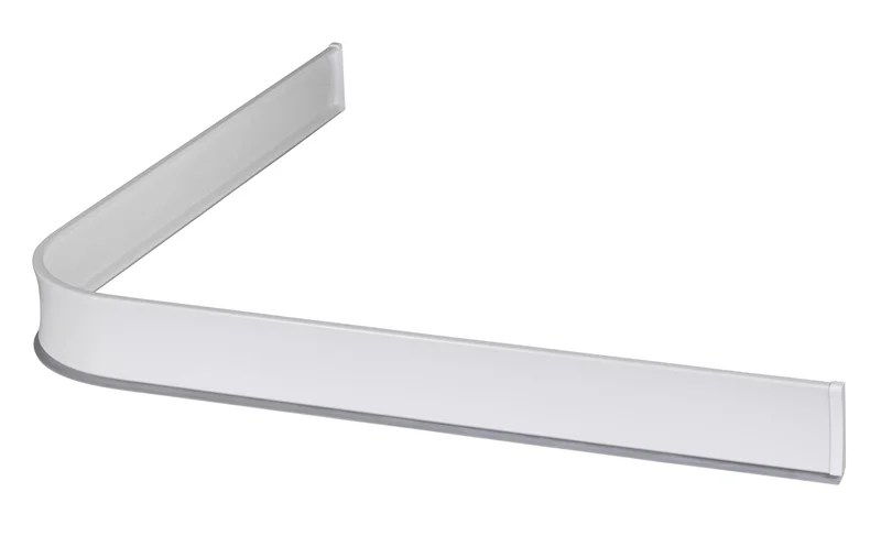 Leijma 8102 Duschsarg vinkel, vit 130x130cm, Badrum