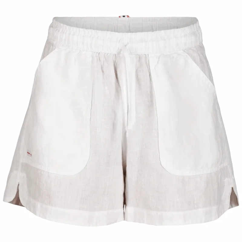 Amundsen Safari Linen Shorts Womens Natural