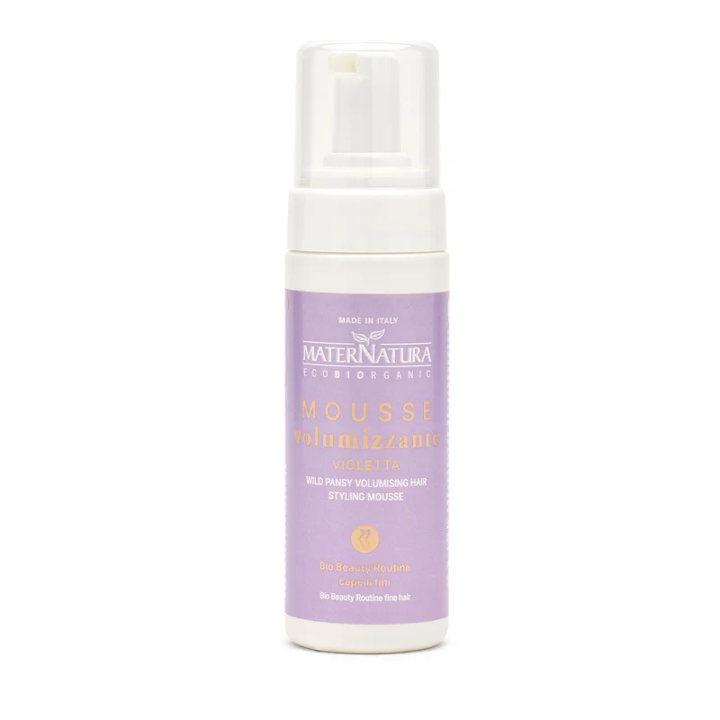 MATERNATURA Styling e Finish Mousse Volumizzante alla Violetta 150ml - Mousse Volumizzante